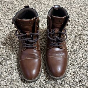 Sonoma Goods For Life® Men’s 8.5 cognac leather lace up boots